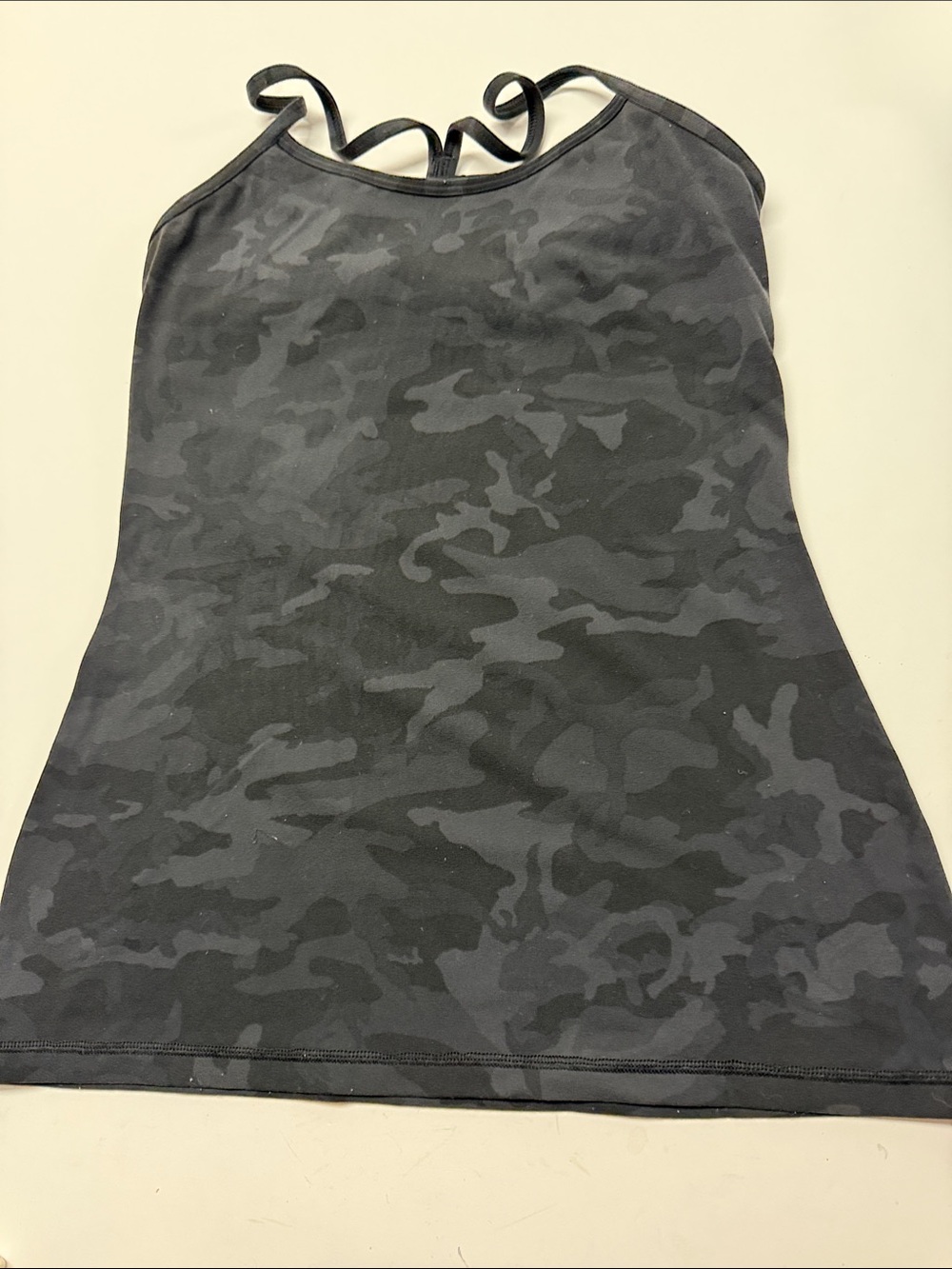 Lululemon Women’s Black Camo Strappy Tank Top